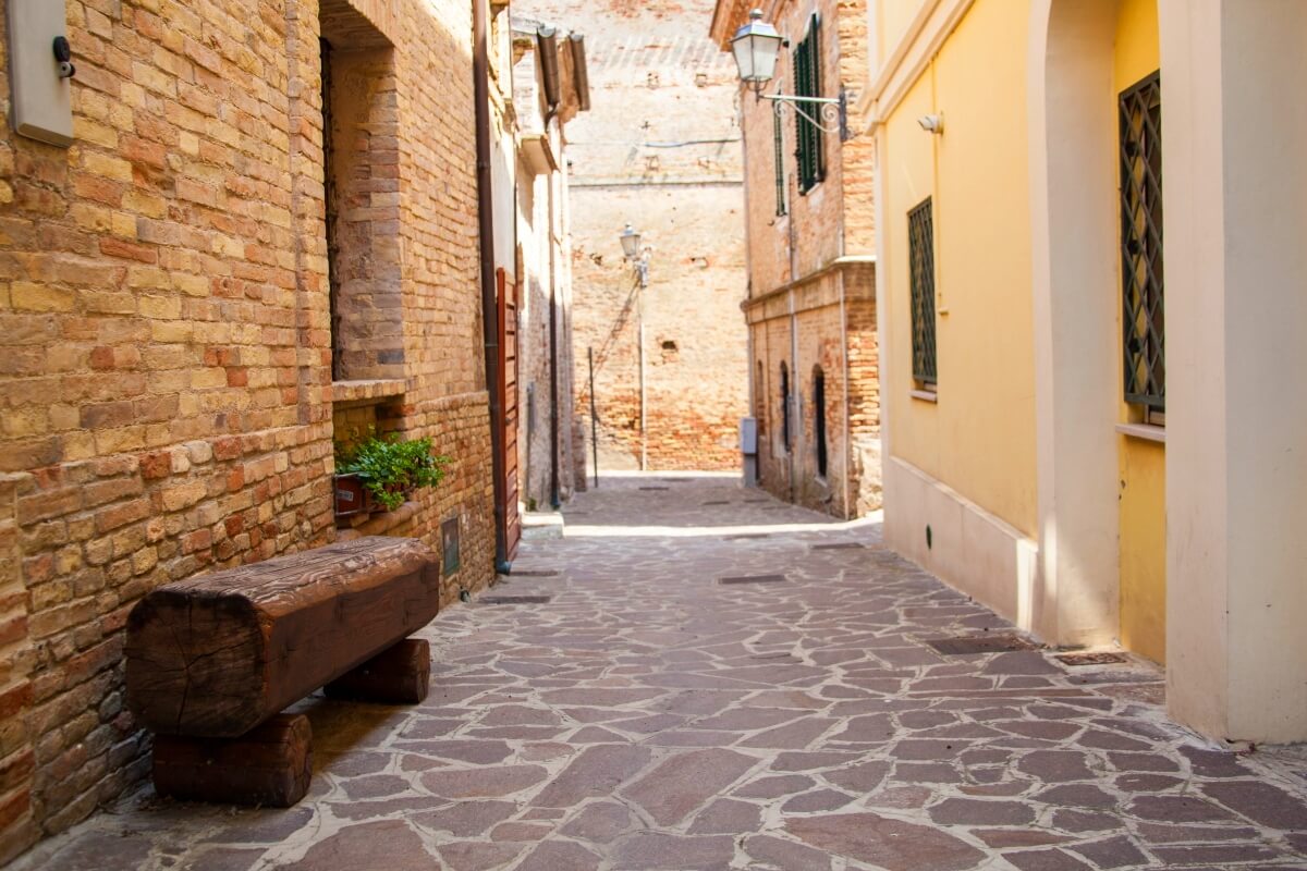 Montesilvano vecchia dettaglio di un vicolo del vecchio borgo