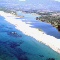 Veduta aerea Spiaggia San Pietro Valledoria Sassari