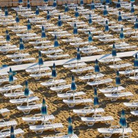 Hotel Club Helios lettini spiaggia