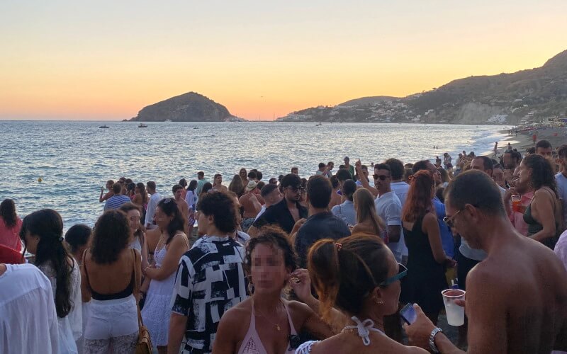 Maronti beach in Ischia