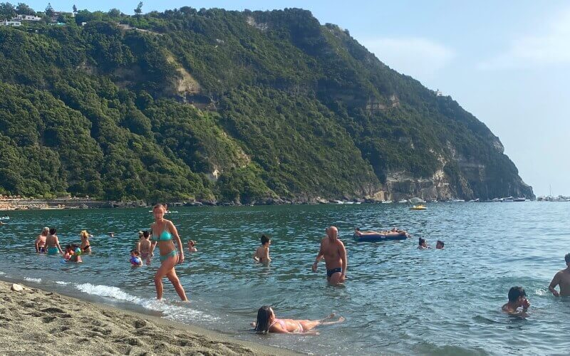 Citara beach in Forio of Ischia