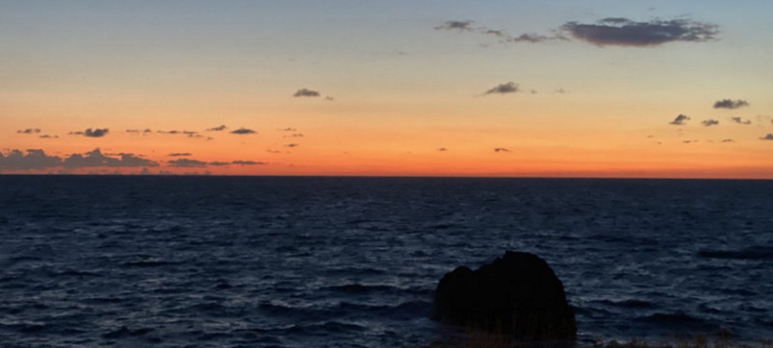 Tramonto di marzo a Citara a Ischia