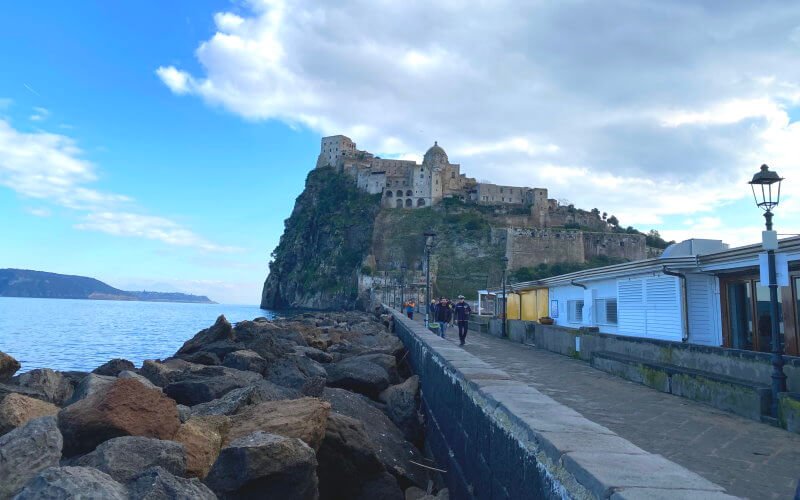 Aragonese Castle in Ischia Ponte