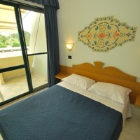Camera da letto matrimoniale con terrazzo o balcone