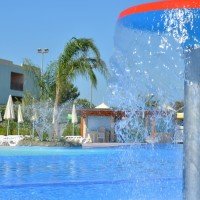 Dettaglio cascate piscina