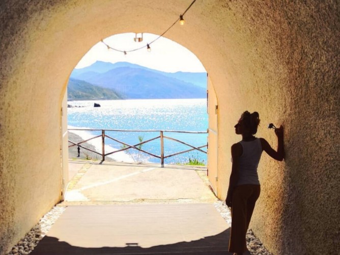 Mangia's Pollina Resort - accesso alla spiaggia