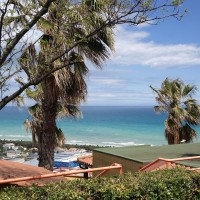 Veduta vista mare dai bungalow della struttura