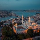 Vista dall'alto della moschea di Solimano e del Corno d'Oro