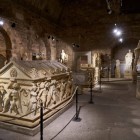 Museo delle Civiltà Anatoliche sarcofagi monolitici di pietra con coperchio a botte