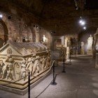 Museo delle Civiltà Anatoliche sarcofagi monolitici di pietra con coperchio a botte