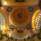 Moschea di Solimano Istanbul dettagli interni