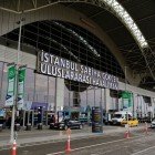 Ingresso delle partenze dell'aeroporto internazionale Sabiha Gokcen Istanbul