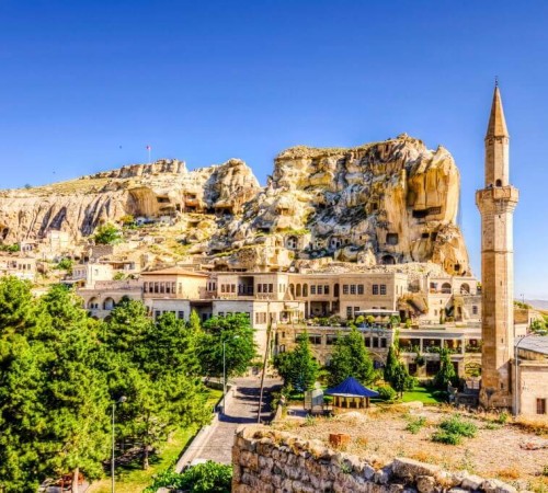 Città di Urgup in Cappadocia Turchia