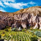 Vista della Valle di Zelve in Cappadocia