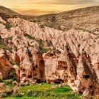 Vista panoramica di Zelve in Cappadocia 