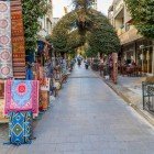 Area pedonale a Selcuk nella procincia di Izmir (Smirne) in Anatolia in Turchia