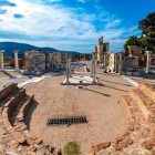 Veduta della Basicila di San Giovanni nell'antica Efeso oggi Selcuk in Turchia