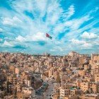 Vista panoramica della città di Amman in Giordania