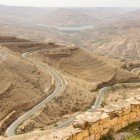 Vista dal Monte Nebo in Giordania, dove Mosè contemplò la Terra Santa