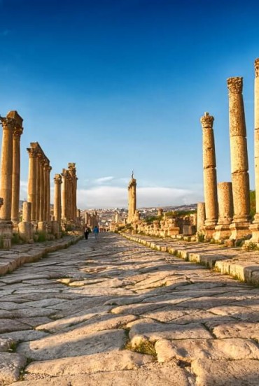 Sito archeologico di Jerash in Giordania