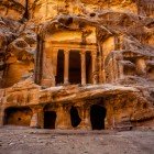 Sito antico Nabateo conosciuto come Piccola Petra in Giordania