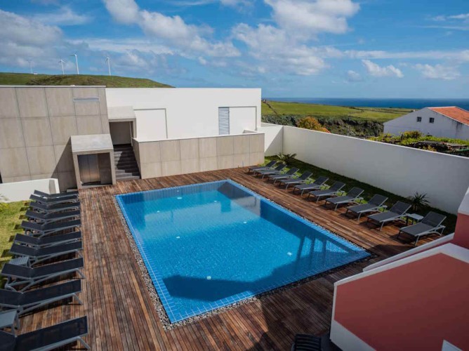 Charming Blue - Veduta Piscina