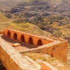 Corte inferiore nel Castello di Kerak in Giordania