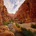 La riserva della Biosfera di Wadi Mujib, e la spettacolare varietà di panorami