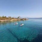 Pabuç Burnu, o Baia di Pabuc, si trova a circa 10 km da Bodrum è un luogo incredibile, tranquillo e riparato da vento e onde, perfetto per fare un bagno rilassante o praticare snorkeling