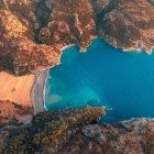 Baia di Kargicak a Bodrum nel Mar Egeo  nella provincia di Muğla in Turchia 