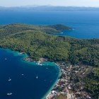 La Baia di Cokertme nella penisola di Bodrum vista dal drone