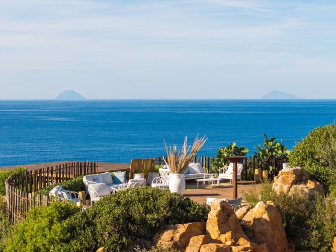 Mangia's Pollina Resort - terrazza panoramica