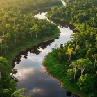 Il fiume Napo scorre vicino a Tena, nella provincia di Napo, tra foresta amazzonica, villaggi indigeni e fauna selvaggia, offrendo scenari unici e autentiche tradizioni locali.