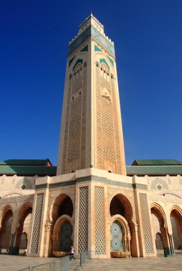 Dettagli della Moschea Hassan II a Casablanca in Marocco