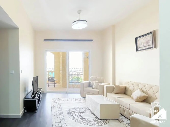 Peaceful Lagoon View l 1BR in RAK With Balcony - Immagine 1