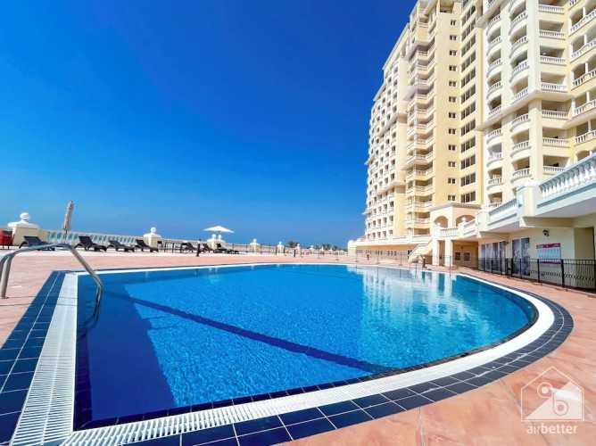 Peaceful Lagoon View l 1BR in RAK With Balcony - Immagine 5