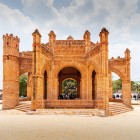 La Fontana La Pila, il monumento più famoso della piazza principale di Chiapa de Corzo, una graziosa città dello Stato del Chiapas, nel sud del Messico.