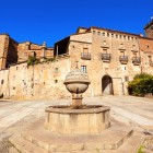 La Plaza de San Vicente Ferrer ospita il rinascimentale Palazzo di Mirabel, storica dimora della famiglia Zúñiga. La fontana in pietra e gli edifici nobiliari conservano il fascino della Plasencia medievale.