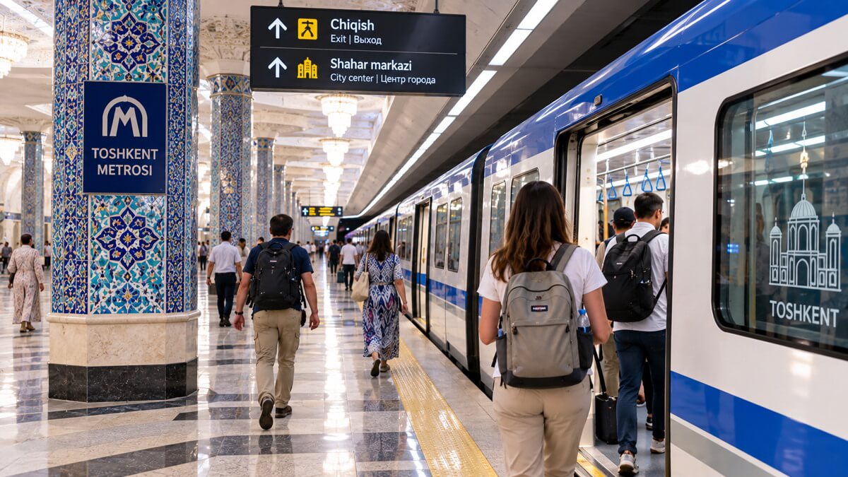 Muoversi a Tashkent con la metropolitana