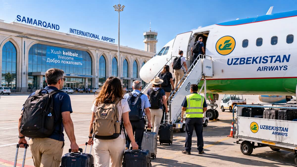 Volare tra le regioni dell'Uzbekistan
