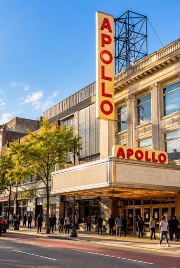 Apollo Theater nel quartiere di Harlem a New York